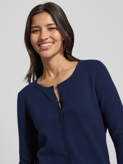 Christian Berg Woman Vest met knoopsluiting Donkerblauw - 3