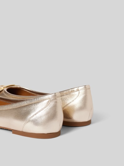 See by Chloé Ballerinas aus echtem Leder Gold 3