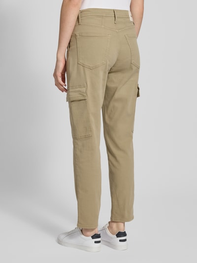 Brax Jeans met cargozakken, model 'MILEY' Olijfgroen - 5