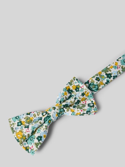 Prince Bowtie Fliege und Einstecktuch im Set Gruen 2