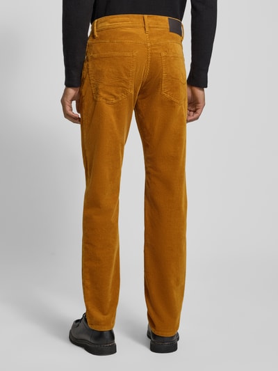 Pierre Cardin Regular Fit Cordhose mit Eingrifftaschen Modell 'Laval' Cognac 5
