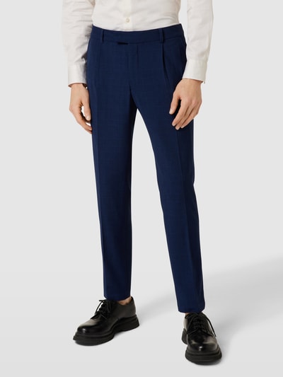 MCNEAL Pantalon met structuurmotief Marineblauw - 4