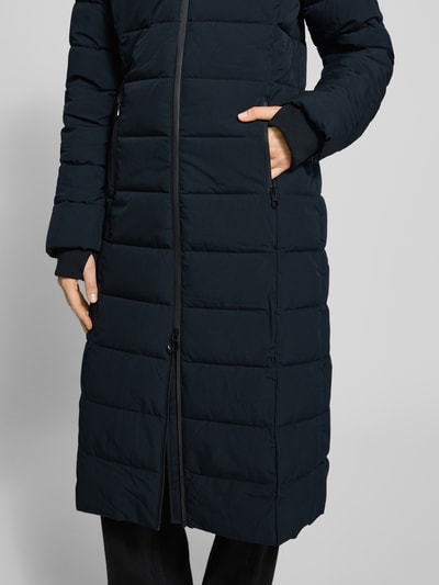 NAUTGÅRD Gewatteerde lange jas met Sorona® Aura-vulling Donkerblauw - 6