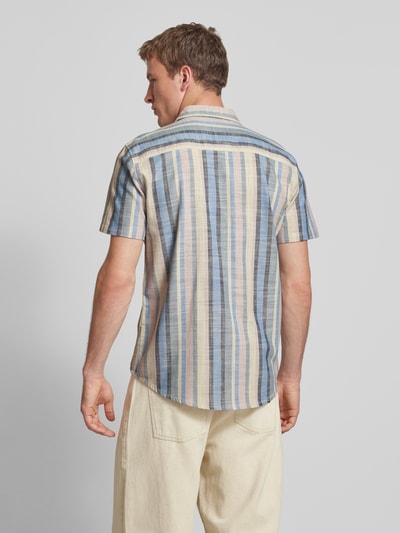 Blend Slim fit vrijetijdsoverhemd met borstzak, model 'ARV' Rookblauw - 5