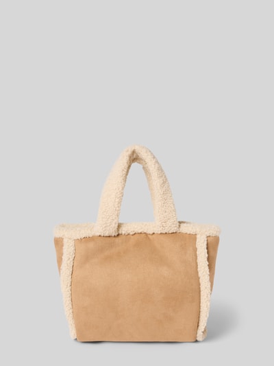 Barts Handbag mit Logo-Patch Modell 'Aedey' Hellbraun 4