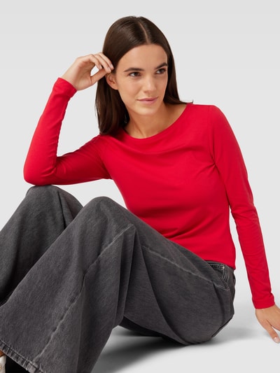 Montego Longsleeve mit U-Boot-Ausschnitt Rot 3