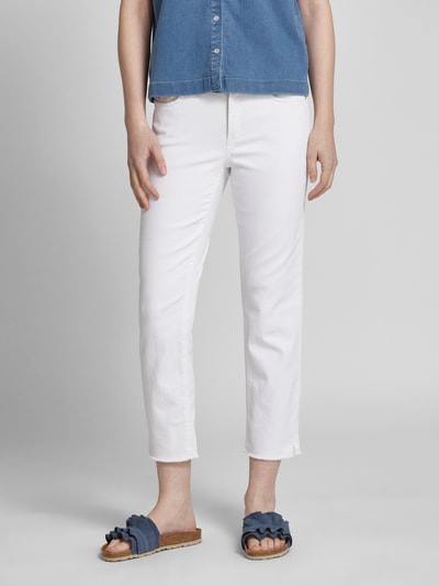 Cambio Jeans met verkorte pasvorm Offwhite - 4