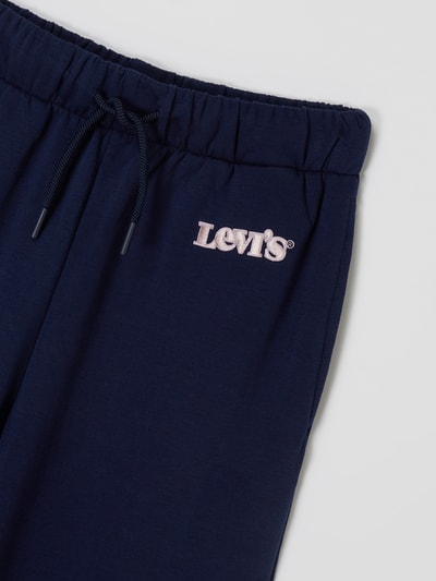 Levi’s® Kids Spodnie sportowe o kroju relaxed fit z logo Granatowy 2