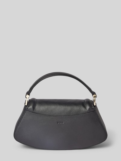 BOSS Torba z uchwytami z delikatnie fakturowanej skóry cielęcej nappa model ‘ARIELL’ Czarny 4