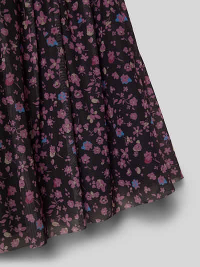 s.Oliver RED LABEL Uitlopende minirok met all-over motief Grafiet - 2