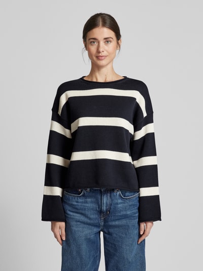 Marc O'Polo Oversized Pullover aus reiner Baumwolle Marine 4