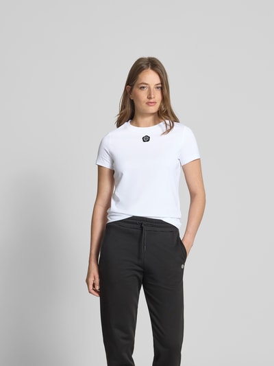 Kenzo T-Shirt mit Logo-Patch Weiss 4