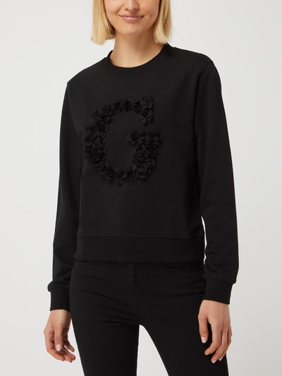 Guess Sweatshirt mit Logo Modell 'Ariadna'  Black 4