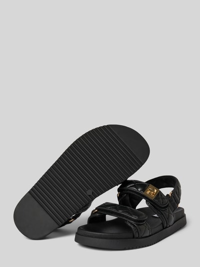 Steve Madden Sandalen van echt leer, model 'MONA' Zwart - 4