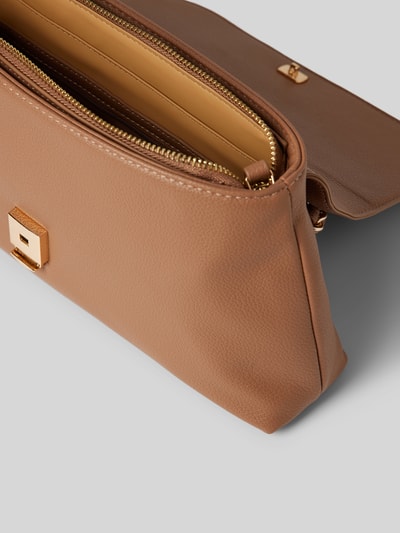 VALENTINO BAGS Handtas met labelapplicatie, model 'ARCADIA' Camel - 4