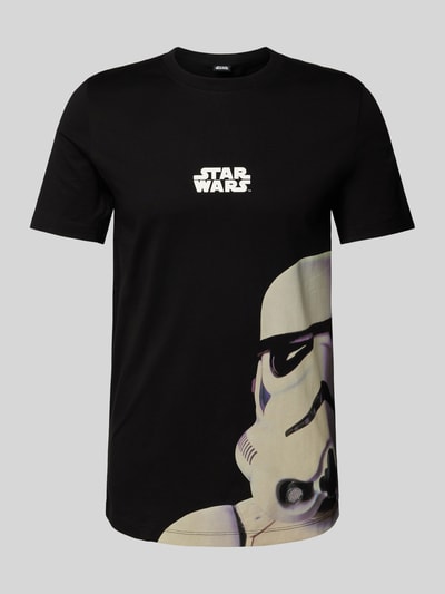 s.Oliver RED LABEL Regular Fit T-Shirt aus Baumwolle mit Starwars®-Print Black 2