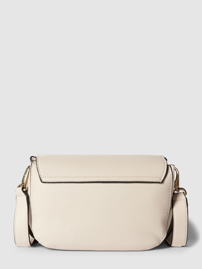 VALENTINO BAGS Schoudertas met labeldetail in metallic, model 'AREPA' Rood - 3