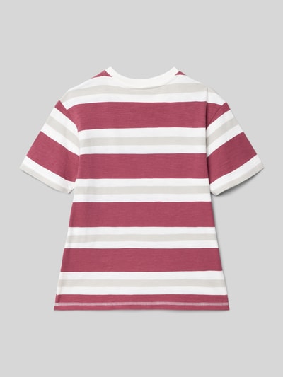 Garcia T-Shirt mit Label-Print Weiss 3