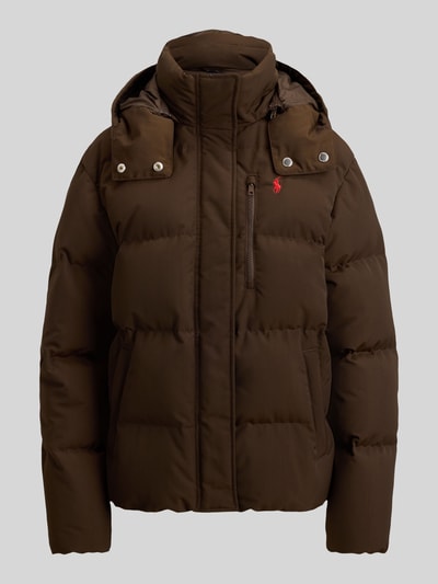 Polo Ralph Lauren kurtka pikowana o kroju regular fit z odpinanym kapturem Butelkowy zielony 2