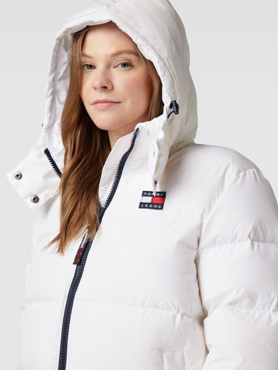 Tommy Jeans Kurtka pikowana z kapturem model ‘ALASKA’ Biały 3