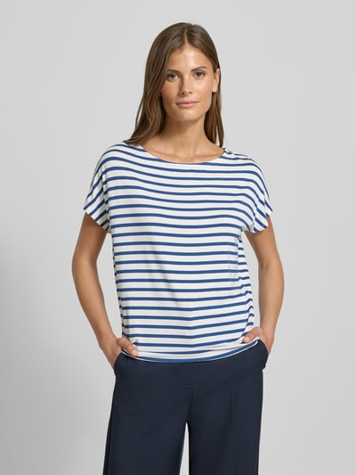 s.Oliver RED LABEL T-shirt o kroju relaxed fit z mieszanki wiskozy Oceaniczny 4