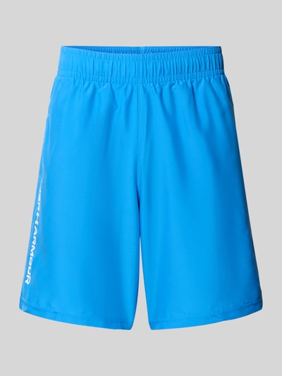 Under Armour Regular Fit Shorts mit elastischem Bund Modell 'Tech' Rauchblau 2