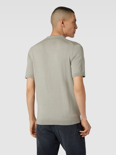 JACK & JONES Premium Poloshirt mit Viskose-Anteil und Polokragen Modell 'EMIL' Hellgrau 5