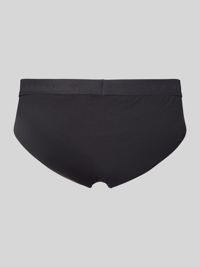Falke Regular Fit Brief mit Logo-Detail Modell 'Daily' Black 3