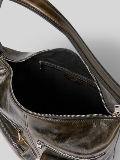 Produktfoto, Handtasche aus Leder mit diversen Fächern Modell 'ANDREA HOBO M' van LIEBESKIND BERLIN, echt leer, hoofdvak met ritssluiting, leren detail, schouderband, breedte 41 cm, lengte 33 cm, diepte 14 cm, bandlengte 56 cm