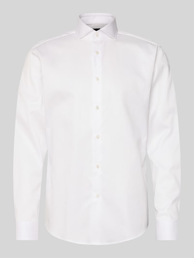 BOSS Regular Fit Businesshemd aus reiner Baumwolle Modell 'JOE' Weiss 2