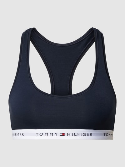 TOMMY HILFIGER Biustonosz typu bralette z tyłem o kroju bokserki model ‘UNLINED’ Ciemnoniebieski 2