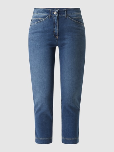 Zerres Cropped Jeans mit Stretch-Anteil Modell 'Twigy' - 'Sensational Jeans' Blau 2