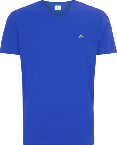 Lacoste T-Shirt mit V-Ausschnitt Royal 4