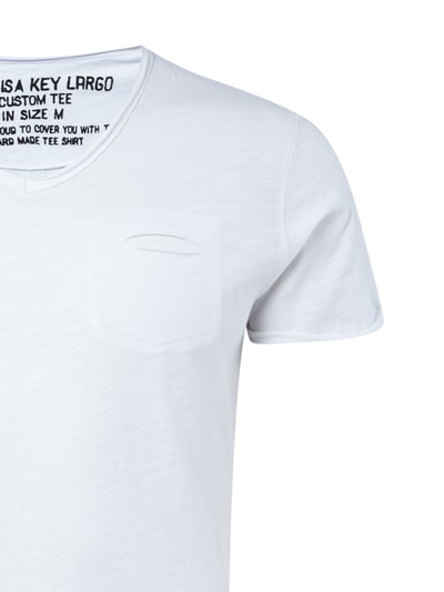 Key Largo T-Shirt aus Baumwolle Weiss 2