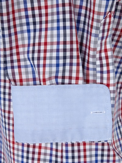 Christian Berg Men Business Hemd mit Button Down Kragen - bügelfrei Rot 2