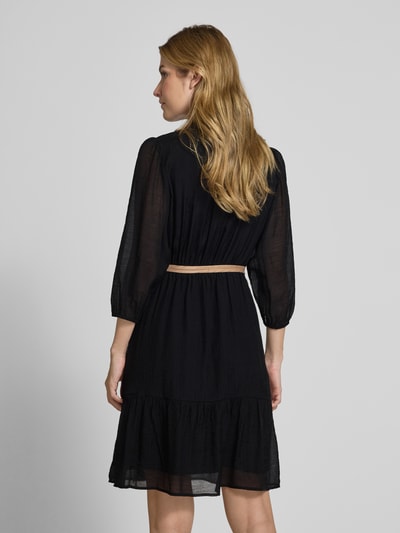 Christian Berg Woman Selection Knielanges Kleid aus Viskose-Mix Black 5