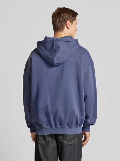 Pegador Oversized Hoodie mit Label-Stitching Hellblau 5