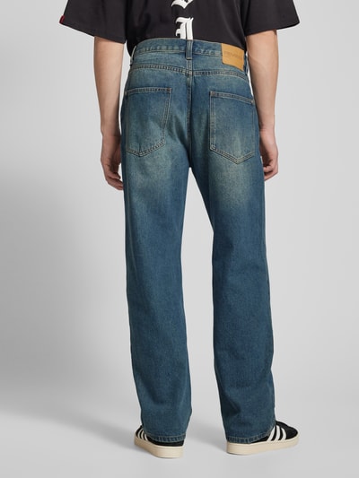 REVIEW Essentials baggy jeans met vintage wassing en tint Blauw - 5