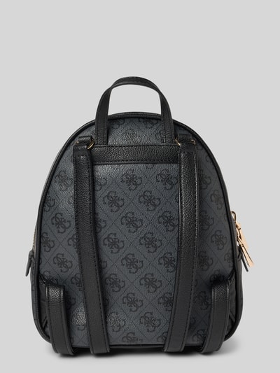 Guess Rucksack mit Allover-Logo-Print Modell 'Manhattan' Anthrazit 4