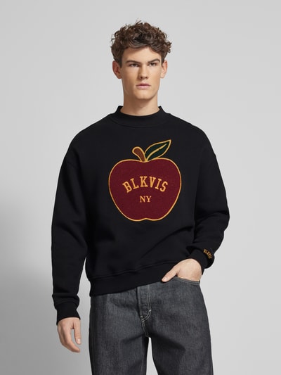 BLKVIS Sweatshirt mit Label-Print Black 4