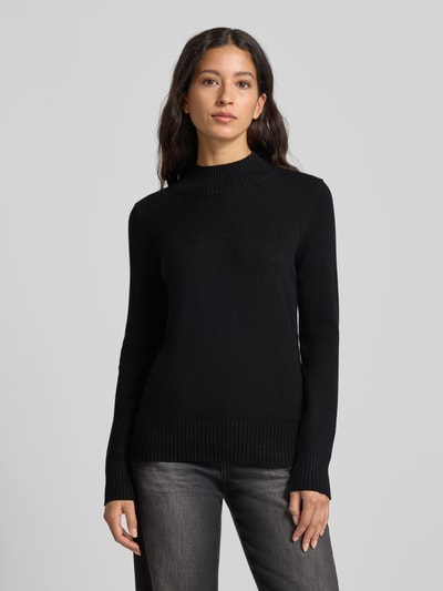 Christian Berg Woman Sweter z dzianiny ze stójką Czarny 4