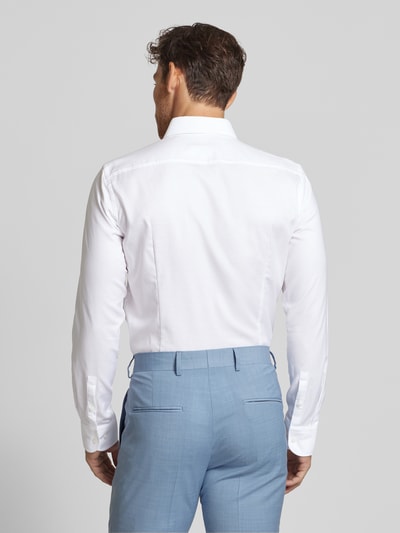 BOSS Slim Fit Business-Hemd mit Kentkragen Modell 'Hank' Weiss 5