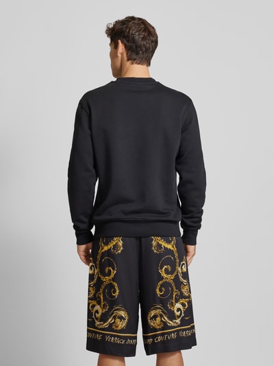 Versace Jeans Couture Sweatshirt mit Label-Print Black 5