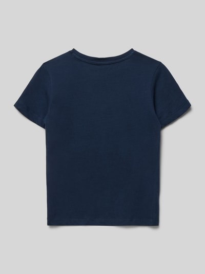 s.Oliver RED LABEL t-shirt o kroju regular fit z czystej bawełny Granatowy 3