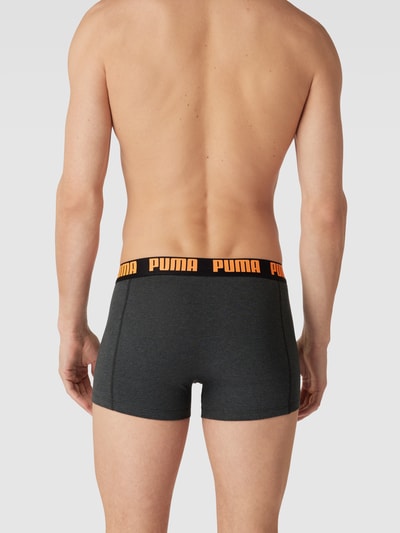 Puma Boxershort met labeldetail in een set van 2 stuks Neon oranje - 4