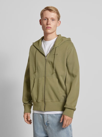 Levi's® Sweatjack met steekzakken Olijfgroen - 4