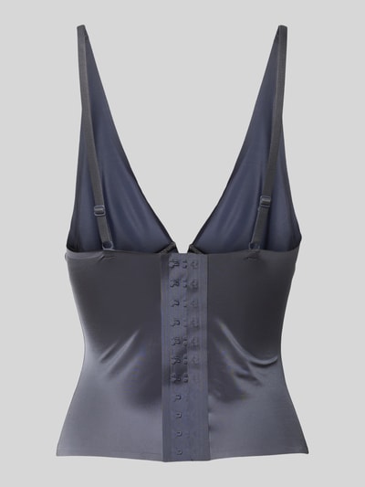 MAGIC Bodyfashion Top met bandjes en V-hals. Antraciet - 3