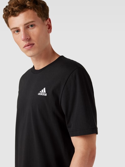 ADIDAS SPORTSWEAR T-Shirt mit Label-Stitching Black 3