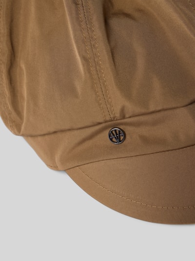 Loevenich Muts met labeldetail, model 'Bakerboy' Camel - 2