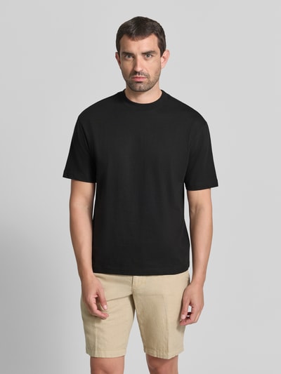 MCNEAL regular fit T-shirt met ronde hals Zwart - 4